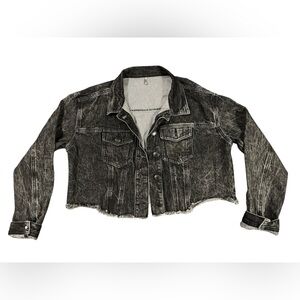 2 for $20 Women’s Cutoff black Jean jacket